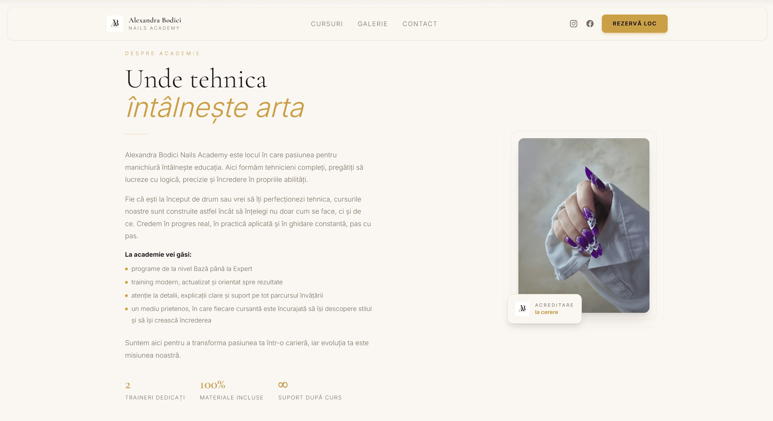 Alexandra Bodici PFA screenshot 1