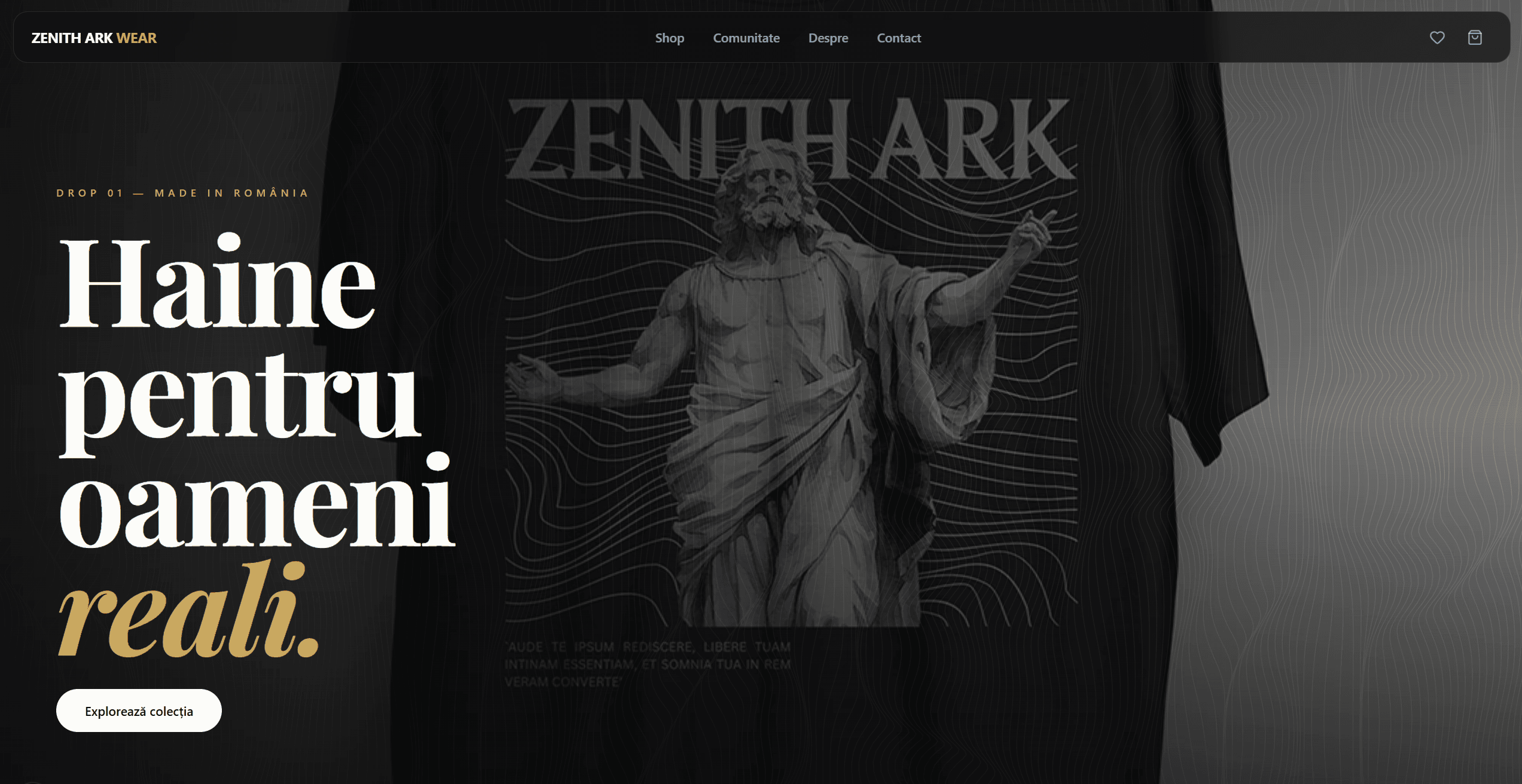 Internal Project — Fashion Brand — hero screenshot