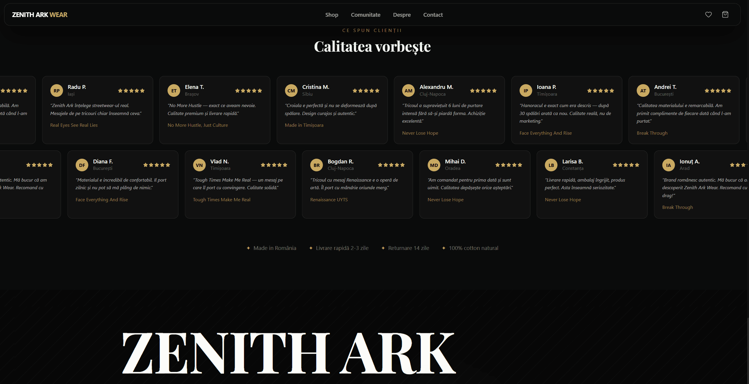 Internal Project — Fashion Brand screenshot 2